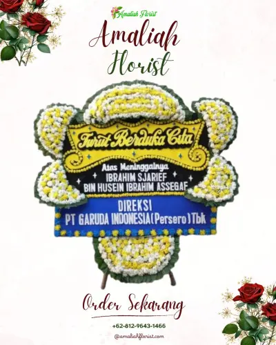 Papan Bunga Duka di 18 Ilir