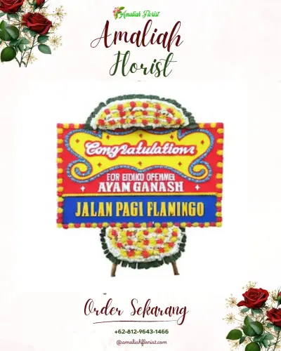 Bunga Papan Congratulation di 18 Ilir